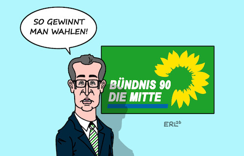 Cartoon: Der Oberrealo I (medium) by Erl tagged politik,landtagswahl,baden,württemberg,wahlsieger,cem,özdemir,die,grünen,kurs,mitte,realo,oberrealo,fundis,karikatur,erl,politik,landtagswahl,baden,württemberg,wahlsieger,cem,özdemir,die,grünen,kurs,mitte,realo,oberrealo,fundis,karikatur,erl