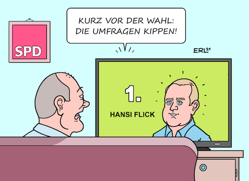 Cartoon: Die Umfragen kippen (medium) by Erl tagged politik,wahl,bundestagswahl,2021,umfragen,höhenflüg,führung,olaf,scholz,kanzlerkandidat,spd,sport,fußball,bundestrainer,hansi,flick,begeisterung,motivation,spielfreude,beliebtheit,bundeskanzler,karikatur,erl,politik,wahl,bundestagswahl,2021,umfragen,höhenflüg,führung,olaf,scholz,kanzlerkandidat,spd,sport,fußball,bundestrainer,hansi,flick,begeisterung,motivation,spielfreude,beliebtheit,bundeskanzler,karikatur,erl