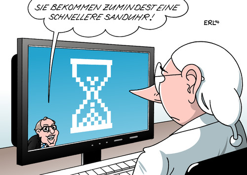 Cartoon: Dobrindt (medium) by Erl tagged internet,schnell,langsam,geschwindigkeit,deutschland,land,ausbau,minister,dobrindt,standort,wirtschaft,sanduhr,internet,schnell,langsam,geschwindigkeit,deutschland,land,ausbau,minister,dobrindt,standort,wirtschaft,sanduhr