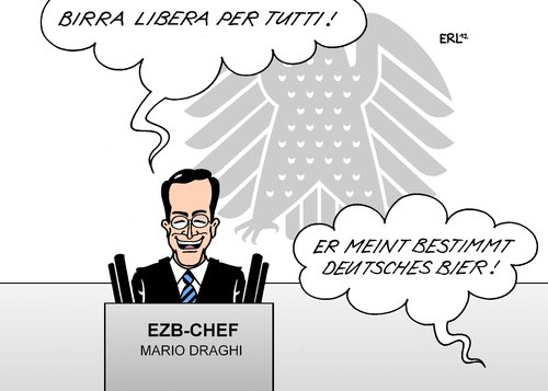 Draghi im Bundestag