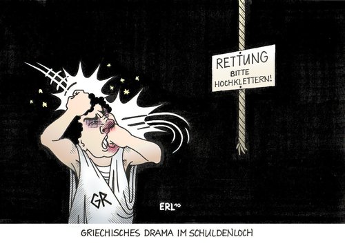 Cartoon: Drama (medium) by Erl tagged griechenland,schulden,finanzkrise,sparen,sparkurs,streik,unruhen,drame,hilfe,rettung,griechenland,schulden,finanzkrise,sparen,sparkurs,streik,unruhen,drame,hilfe,rettung