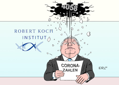 Cartoon: Durch die Decke (medium) by Erl tagged politik,corona,virus,pandemie,fallzahlen,anstieg,frühjahr,rückgang,sommer,herbst,wachstum,exponentiell,zahlen,durch,die,decke,robert,koch,institut,lothar,wieler,karikatur,erl,politik,corona,virus,pandemie,fallzahlen,anstieg,frühjahr,rückgang,sommer,herbst,wachstum,exponentiell,zahlen,durch,die,decke,robert,koch,institut,lothar,wieler,karikatur,erl