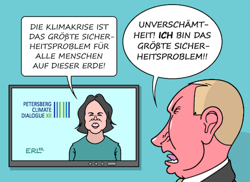 Cartoon: Eifersucht (medium) by Erl tagged politik,klima,klimawandel,klimakrise,sicherheitsproblem,menschen,erde,außenministerin,annalena,baerbock,petersberger,klimadialog,kimapolitik,rückschlag,krieg,wladimir,putin,russland,ukraine,karikatur,erl,politik,klima,klimawandel,klimakrise,sicherheitsproblem,menschen,erde,außenministerin,annalena,baerbock,petersberger,klimadialog,kimapolitik,rückschlag,krieg,wladimir,putin,russland,ukraine,karikatur,erl