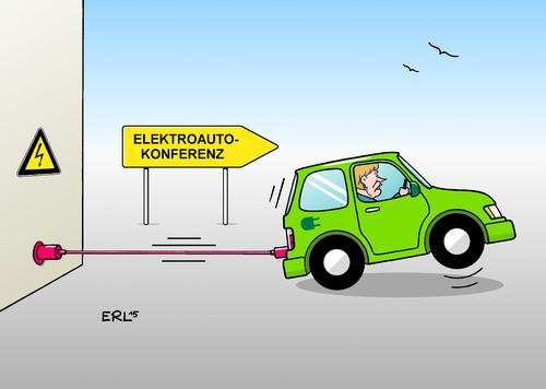 Cartoon: Elektroauto (medium) by Erl tagged elektroauto,auto,elektromobilität,strom,konferenz,förderung,politik,nachteile,reichweite,ladezeit,bundeskanzlerin,angela,merkel,ladekabel,karikatur,erl,elektroauto,auto,elektromobilität,strom,konferenz,förderung,politik,nachteile,reichweite,ladezeit,bundeskanzlerin,angela,merkel,ladekabel