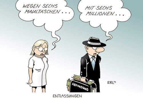 Entlassungen Von Erl Wirtschaft Cartoon Toonpool