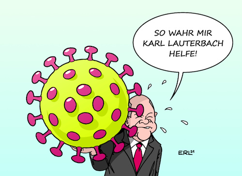 Cartoon: Epidemische Eidesformel (medium) by Erl tagged politik,regierung,regierungswechsel,groko,ampel,spd,grüne,fdp,kanzler,bundeskanzler,olaf,scholz,vereidigung,aufgaben,belastungsproben,corona,virus,pandemie,covid19,gesundheitsminister,karl,lauterbach,karikatur,erl,politik,regierung,regierungswechsel,groko,ampel,spd,grüne,fdp,kanzler,bundeskanzler,olaf,scholz,vereidigung,aufgaben,belastungsproben,corona,virus,pandemie,covid19,gesundheitsminister,karl,lauterbach,karikatur,erl