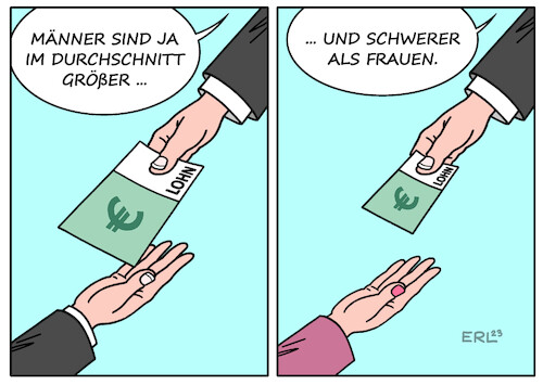 Cartoon: Equal Pay Day (medium) by Erl tagged politik,gleichberechtigung,frau,mann,lohn,gehalt,ungleichheit,gender,gap,equal,pay,day,märz,frauen,arbeit,umsonst,karikatur,erl,politik,gleichberechtigung,frau,mann,lohn,gehalt,ungleichheit,gender,gap,equal,pay,day,märz,frauen,arbeit,umsonst,karikatur,erl