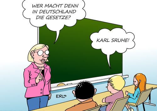 Cartoon: Erbschaftssteuer (medium) by Erl tagged erbschaftssteuer,steuer,gesetz,gesetzgeber,nachbesserung,urteil,bundesverfassungsgericht,karlsruhe,frist,ungenügend,hausaufgaben,schule,vorbild,kinder,lehrerin,schüler,schülerin,karikatur,erl,erbschaftssteuer,steuer,gesetz,gesetzgeber,nachbesserung,urteil,bundesverfassungsgericht,karlsruhe,frist,ungenügend,hausaufgaben,schule,vorbild,kinder,lehrerin,schüler,schülerin,karikatur,erl