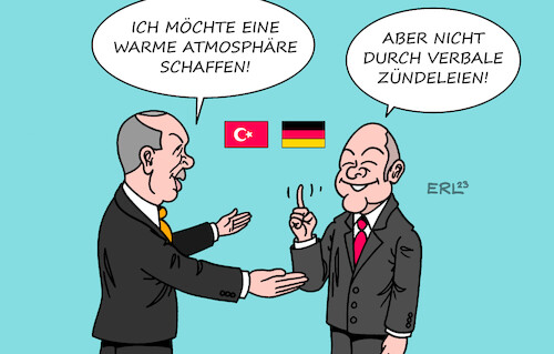 Erdogan bei Scholz