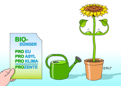 Cartoon: Erfolgsrezept (medium) by Erl tagged politik,bündnis,90,die,grünen,parteitag,europawahl,eu,asyl,klimaschutz,klare,position,dünger,umfragen,prozente,karikatur,erl,illustration,politik,bündnis,90,die,grünen,parteitag,europawahl,eu,asyl,klimaschutz,klare,position,dünger,umfragen,prozente,karikatur,erl