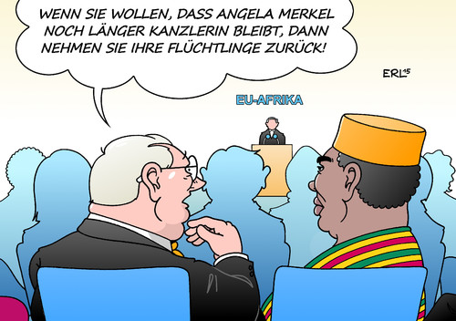 Eu Afrika Von Erl Politik Cartoon Toonpool