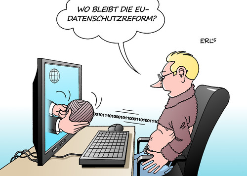 Cartoon: EU Datenschutz (medium) by Erl tagged eu,datenschutz,daten,internet,sammeln,diebstahl,handel,profil,information,werbung,geld,user,verbraucher,reform,computer,smartphone,digital,zeitalter,karikatur,erl,eu,datenschutz,daten,internet,sammeln,diebstahl,handel,profil,information,werbung,geld,user,verbraucher,reform,computer,smartphone,digital,zeitalter,karikatur,erl