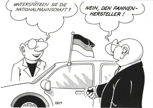 Cartoon: Fan (medium) by Erl tagged deutschland,fahne,fußball,em,deutschland,fahne,fußball,em,patriotismus,auto,2008,fahren,fan,ball,meisterschaft,europa,hersteller,unterstützung,nationalmannschaft,länderspiel