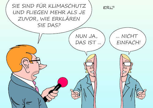 Cartoon: Flugrekord (medium) by Erl tagged politik,klima,klimawandel,klimaschutz,umfrage,mehrheit,widerspruch,rekord,passagiere,zahlen,flugreisen,flüge,gespaltene,persönlichkeit,karikatur,erl,politik,klima,klimawandel,klimaschutz,umfrage,mehrheit,widerspruch,rekord,passagiere,zahlen,flugreisen,flüge,gespaltene,persönlichkeit,karikatur,erl