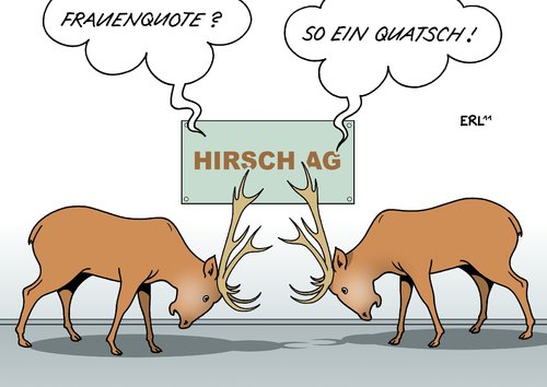 Cartoon: Frauenquote (medium) by Erl tagged frauenquote,frau,mann,vorstand,firma,unternehmen,quote,dax,aktiengesellschaft,frauenquote,frau,mann,vorstand,firma,unternehmen,quote,dax,aktiengesellschaft