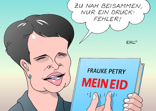 Cartoon: Frauke Petry (medium) by Erl tagged frauke,petry,afd,partei,rechtspopulismus,kandidat,kandidaten,liste,landtag,sachsen,parteispende,aussage,widersprüche,eid,meineid,aufhebung,immunität,abgeordnete,karikatur,erl,frauke,petry,afd,partei,rechtspopulismus,kandidat,kandidaten,liste,landtag,sachsen,parteispende,aussage,widersprüche,eid,meineid,aufhebung,immunität,abgeordnete,karikatur,erl