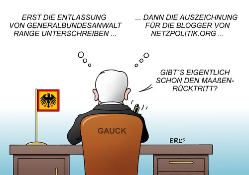 Gauck Landesverrat-Affäre