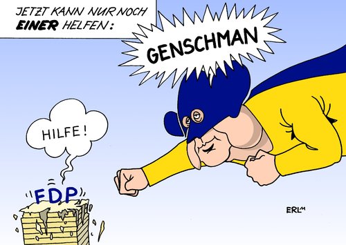 Cartoon: Genschman (medium) by Erl tagged fdp,wahl,berlin,desaster,debakel,vorsitz,rösler,euro,schulden,krise,griechenland,populismus,klientelpartei,rettung,genscher,genschmann,partei,größe,schwergewicht,exvorsitzender,fdp,wahl,berlin,desaster,debakel,vorsitz,rösler,euro,schulden,griechenland,populismus,klientelpartei,rettung,genscher,genschmann