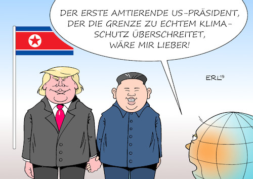 Cartoon: Grenze (medium) by Erl tagged politik,überraschung,treffen,donald,trump,kim,jong,un,überschreitung,grenze,nordkorea,erster,us,präsident,geltungssucht,theater,bilanz,g20,misserfolg,klimaschutz,erde,karikatur,erl,politik,überraschung,treffen,donald,trump,kim,jong,un,überschreitung,grenze,nordkorea,erster,us,präsident,geltungssucht,theater,bilanz,g20,misserfolg,klimaschutz,erde,karikatur,erl