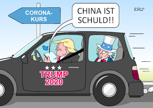 Cartoon: Handy am Steuer (medium) by Erl tagged politik,corona,pandemie,virus,usa,präsident,donald,trump,krisenmanagement,versagen,verzögern,schuldzuweisung,china,berechtigt,unnütz,wahlkampf,wiederwahl,botschaft,twitter,handy,smartphone,steuer,auto,straße,kurs,rücksitz,uncle,sam,karikatur,erl,politik,corona,pandemie,virus,usa,präsident,donald,trump,krisenmanagement,versagen,verzögern,schuldzuweisung,china,berechtigt,unnütz,wahlkampf,wiederwahl,botschaft,twitter,handy,smartphone,steuer,auto,straße,kurs,rücksitz,uncle,sam,karikatur,erl