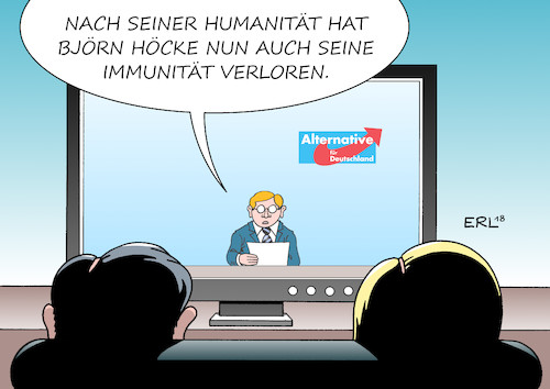 Cartoon: Höcke (medium) by Erl tagged politik,thüringen,landtag,aufhebung,immunität,afd,björn,höcke,illegal,verwendung,foto,mordopfer,humanität,rechtspopulismus,rechtsextremismus,nachrichten,fernsehen,karikatur,erl,politik,thüringen,landtag,aufhebung,immunität,afd,björn,höcke,illegal,verwendung,foto,mordopfer,humanität,rechtspopulismus,rechtsextremismus,nachrichten,fernsehen,karikatur,erl