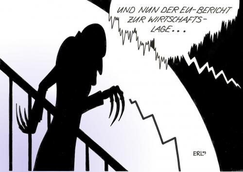 Cartoon: Horror (medium) by Erl tagged eu,bericht,wirtschaft,horror,film,nosferatu,eu,europa,bericht,wirtschaft,horror,film,nosferatu,wirtschaftskrise,krise,finanzkrise