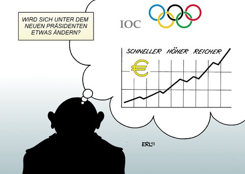 Cartoon: IOC (medium) by Erl tagged spiele,olympische,olympia,sport,veränderung,änderung,kommerz,kommerzialisierung,geldgier,gier,geld,gewinnstreben,präsident,wahl,komitee,olympisches,internationales,ioc,ioc,internationales,olympisches,komitee,wahl,präsident,gewinnstreben,geld,gier,geldgier,kommerzialisierung,kommerz,änderung,veränderung,sport,olympia,olympische,spiele