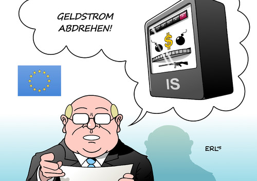 Cartoon: IS Geldstrom (medium) by Erl tagged is,islamischer,staat,terrorismus,terror,finanzierung,öl,antiquitäten,geld,geldstrom,geldströme,abdrehen,treffen,finanzminister,eu,strom,stromzähler,dollar,bombe,gewehr,karikatur,erl,is,islamischer,staat,terrorismus,terror,finanzierung,öl,antiquitäten,geld,geldstrom,geldströme,abdrehen,treffen,finanzminister,eu,strom,stromzähler,dollar,bombe,gewehr,karikatur,erl