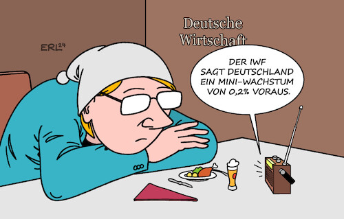 Cartoon: IWF-Prognose (medium) by Erl tagged politik,wirtschaft,konjunktur,wachstum,wirtschaftswachstum,vorhersage,iwf,deutschland,minimal,mini,nullkommazwei,prozent,gaststätte,essen,trinken,radio,klein,michel,karikatur,erl,politik,wirtschaft,konjunktur,wachstum,wirtschaftswachstum,vorhersage,iwf,deutschland,minimal,mini,nullkommazwei,prozent,gaststätte,essen,trinken,radio,klein,michel,karikatur,erl