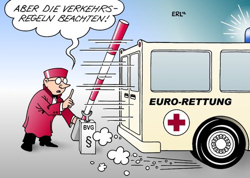 Cartoon: Karlsruhe Euro-Rettung (medium) by Erl tagged rettungsschirm,schulden,krise,euro,europa,eu,eurozone,gemeinschaftswährung,währung,verfassung,licht,grünes,ablehnung,eilantrag,karlsruhe,bundesverfassungsgericht,urteil,esm,euro,krise,schulden,rettungsschirm,esm,urteil,bundesverfassungsgericht,karlsruhe,eilantrag,ablehnung,grünes,licht,verfassung,währung,gemeinschaftswährung,eurozone,eu,europa