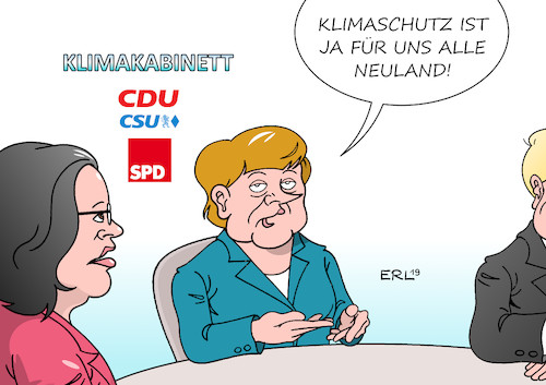 Cartoon: Klimakabinett (medium) by Erl tagged illustration,politik,große,koalition,cdu,csu,spd,klimawandel,klimapolitik,versagen,konflikt,junge,menschen,youtuber,social,media,internet,neuland,merkel,nahles,karikatur,erl,illustration,politik,große,koalition,cdu,csu,spd,klimawandel,klimapolitik,versagen,konflikt,junge,menschen,youtuber,social,media,internet,neuland,merkel,nahles,karikatur,erl