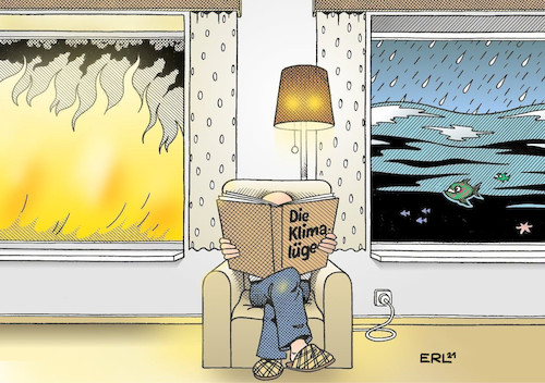 Cartoon: Klimaleugner (medium) by Erl tagged politik,klima,klimawandel,erderwärmung,zunahme,extremwetter,trockenheit,hitze,dürre,starkregen,hochwasser,überflutung,rheinland,pfalz,nordrhein,westfalen,nrw,klimapolitik,co2,ausstoß,reduzierung,klimaleugner,negierung,wissenschaft,prognosen,realität,karikatur,erl,politik,klima,klimawandel,erderwärmung,zunahme,extremwetter,trockenheit,hitze,dürre,starkregen,hochwasser,überflutung,rheinland,pfalz,nordrhein,westfalen,nrw,klimapolitik,co2,ausstoß,reduzierung,klimaleugner,negierung,wissenschaft,prognosen,realität,karikatur,erl