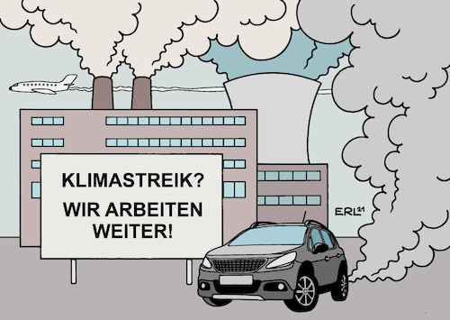 Cartoon: Klimastreik (medium) by Erl tagged politik,klima,klimawandel,erderwärmung,co2,ausstoß,sorge,zukunft,proteste,klimastreik,lebensweise,änderung,verweigerung,auto,suv,flugzeug,flugverkehr,industrie,abgase,karikatur,erl,politik,klima,klimawandel,erderwärmung,co2,ausstoß,sorge,zukunft,proteste,klimastreik,lebensweise,änderung,verweigerung,auto,suv,flugzeug,flugverkehr,industrie,abgase,karikatur,erl