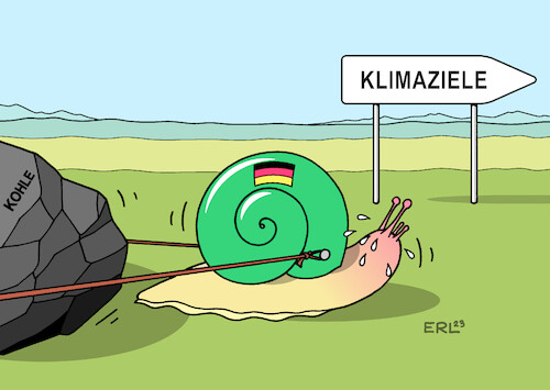 Cartoon: Klimaziele (medium) by Erl tagged politik,klima,klimawandel,klimaziel,reduktion,co2,deutschland,klimaziele,verfehlt,energiekrise,einsatz,kohle,klimaschutz,langsam,schnecke,karikatur,erl,politik,klima,klimawandel,klimaziel,reduktion,co2,deutschland,klimaziele,verfehlt,energiekrise,einsatz,kohle,klimaschutz,langsam,schnecke,karikatur,erl