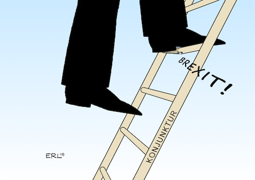 Cartoon: Konjunktur (medium) by Erl tagged politik,wirtschaft,konjunktur,abschwächung,boom,ende,wirtschaftsweise,brexit,leiter,sprosse,karikatur,erl,politik,wirtschaft,konjunktur,abschwächung,boom,ende,wirtschaftsweise,brexit,leiter,sprosse,karikatur,erl