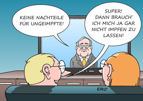 Cartoon: Laschet zu Ungeimpften (medium) by Erl tagged politik,corona,virus,pandemie,covid19,lockdown,öffnungen,vierte,welle,delta,mutation,svhutz,impfen,impfung,impfstoff,diskussion,freiheiten,einschränkungen,geimpfte,ungeimpfte,kanzlerkandidat,union,cdu,csu,armin,laschet,anreize,nichtimpfen,karikatur,erl,politik,corona,virus,pandemie,covid19,lockdown,öffnungen,vierte,welle,delta,mutation,svhutz,impfen,impfung,impfstoff,diskussion,freiheiten,einschränkungen,geimpfte,ungeimpfte,kanzlerkandidat,union,cdu,csu,armin,laschet,anreize,nichtimpfen,karikatur,erl