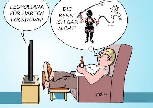 Cartoon: Leopoldina (medium) by Erl tagged politik,corona,virus,pandemie,covid19,zweite,welle,anstieg,fallzahlen,lockdown,light,stagnation,ausnahmen,schlupflöcher,hintertürchen,umgehung,kontaktverbot,empfehlung,verschärfung,leopoldina,universität,domina,karikatur,erl,politik,corona,virus,pandemie,covid19,zweite,welle,anstieg,fallzahlen,lockdown,light,stagnation,ausnahmen,schlupflöcher,hintertürchen,umgehung,kontaktverbot,empfehlung,verschärfung,leopoldina,universität,domina,karikatur,erl