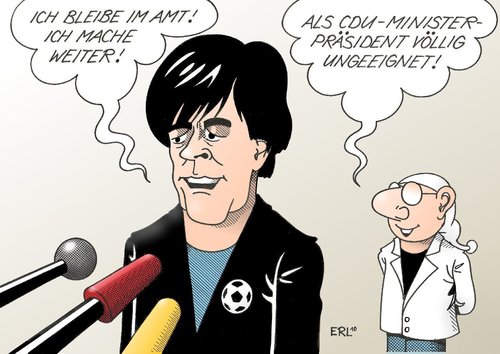 Cartoon: Löw bleibt (medium) by Erl tagged fußball,nationalmannschaft,bundestrainer,joachim,löw,jogi,vertrag,verlängert,bleiben,amt,weitermachen,cdu,ministerpräsidenten,rücktritte,amtsmüde,fußball,fussball,joachim löw,nationalmannschaft,bundestrainer,verlängert,bleiben,weitermachen,cdu,ministerpräsidenten,rücktritte,amtsmüde,joachim,löw