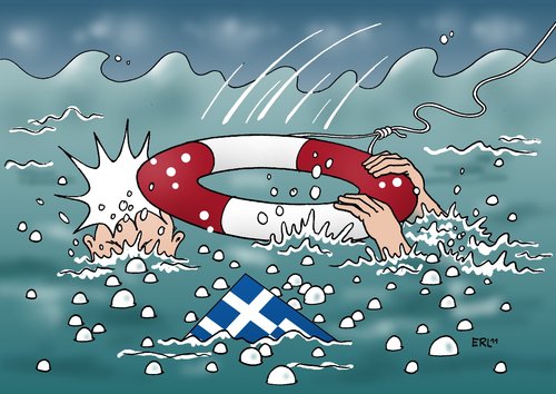 Cartoon: Machtkampf (medium) by Erl tagged griechenland,krise,schulden,euro,machtkampf,regierung,opposition,vertrauensfrage,papandreou,samaras,rettung,rettungsring,kampf,meer,sturm,griechenland,krise,schulden,machtkampf,regierung,opposition,vertrauensfrage,papandreou,samaras