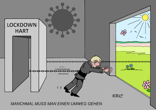 Manchmal muss man einen Umweg...