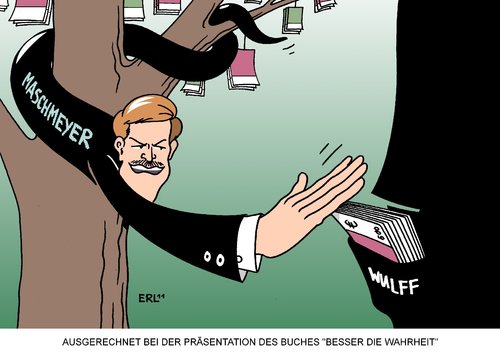 Cartoon: Maschmeyer (medium) by Erl tagged wahrheit,glaubwürdigkeit,schaden,amt,nähe,geld,finanzierung,werbung,kampagne,anzeigen,freund,maschmeyer,bundespräsident,christian,wulff,wulff,bundespräsident,maschmeyer,freund,anzeigen,kampagne,finanzierung