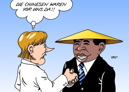 Merkel in Afrika