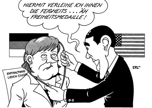 Merkel Obama