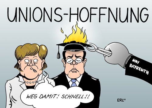 Merkel und Guttenberg