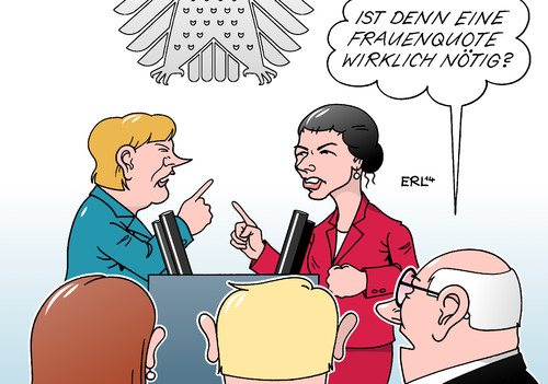 Merkel Wagenknecht