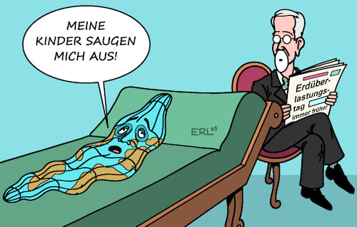 Cartoon: Mutter Erde (medium) by Erl tagged politik,umwelt,nachhaltigkeit,ressourcen,verbrauch,zuviel,überlastung,menschen,mutter,erde,erdüberlastungstag,karikatur,erl,politik,umwelt,nachhaltigkeit,ressourcen,verbrauch,zuviel,überlastung,menschen,mutter,erde,erdüberlastungstag,karikatur,erl