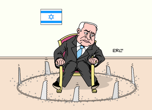 Cartoon: Netanjahu (medium) by Erl tagged politik,israel,wahl,koalition,parteien,gegen,benjamin,bibi,netanjahu,ministerpräsident,amt,macht,stuhl,sägen,karikatur,erl,politik,israel,wahl,koalition,parteien,gegen,benjamin,bibi,netanjahu,ministerpräsident,amt,macht,stuhl,sägen,karikatur,erl