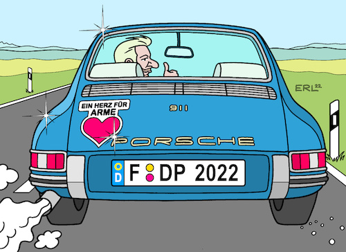 Cartoon: Neuer Aufkleber (medium) by Erl tagged politik,finanzminister,christian,lindner,fdp,entlastung,steuer,kalte,progression,inflation,gaspreis,ein,herz,für,arme,aufkleber,auto,porsche,karikatur,erl,politik,finanzminister,christian,lindner,fdp,entlastung,steuer,kalte,progression,inflation,gaspreis,ein,herz,für,arme,aufkleber,auto,porsche,karikatur,erl