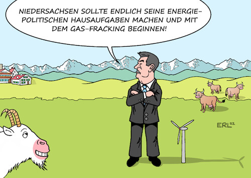 Cartoon: Oberlehrer Söder (medium) by Erl tagged politik,krieg,russland,ukraine,energie,knappheit,verteuerung,gas,alternativen,erneuerbare,energien,windkraft,bayern,langsam,bremser,ministerpräsident,markus,söder,csu,vorschlag,niedersachsen,fracking,umweltschäden,arroganz,hausaufgaben,karikatur,erl,politik,krieg,russland,ukraine,energie,knappheit,verteuerung,gas,alternativen,erneuerbare,energien,windkraft,bayern,langsam,bremser,ministerpräsident,markus,söder,csu,vorschlag,niedersachsen,fracking,umweltschäden,arroganz,hausaufgaben,karikatur,erl