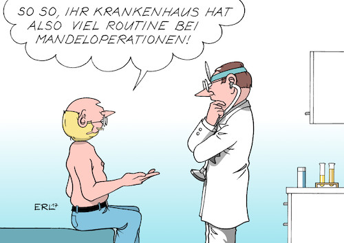 Cartoon: Operation (medium) by Erl tagged krankenhaus,klinik,operation,fallzahl,routine,qualität,gesundheit,gesundheitssystem,krankheit,medizin,patient,arzt,eingriff,übung,karikatur,erl,krankenhaus,klinik,operation,fallzahl,routine,qualität,gesundheit,gesundheitssystem,krankheit,medizin,patient,arzt,eingriff,übung,karikatur,erl